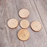 PartyKindom Natural Wood Slices for Centerpieces, 30 Pcs Round Wooden Discs Unfinished Wood Slices Wood Cookies Tree Slices Wooden Circles for Crafts PartyKindom