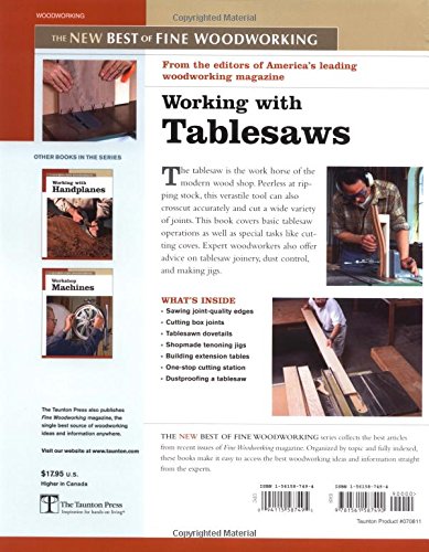 Working with Tablesaws: The New Best of Fine Woodworking Taunton Press