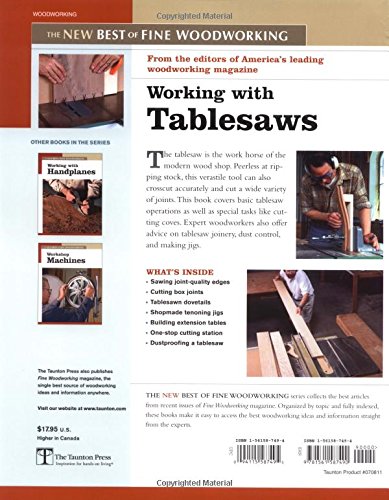 Working with Tablesaws: The New Best of Fine Woodworking - WoodArtSupply