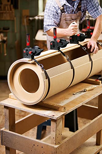BESSEY VAS-23+2K, 23 ft Variable Angle Strap Clamp with 4 Clips Bessey