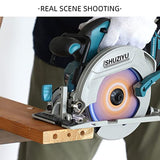 LSHUZIYU 8 1/4 Inch (210MM)-60T, Arbor 5/8"-Diamond, Smooth Cut Coating. Circular Saw Blade, Table Saw Blade, Miter Saw Blade, for Laminate, Veneer LSHUZIYU