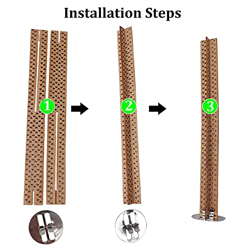BUENNUS 10 Set Wooden Candle Wicks Crackle Natural Cross Wood Wicks for Candle Making 5.1x0.5inch Hollow Wooden Wick with Metal Base Stand for Soy BUENNUS