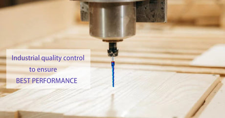 HZBIAO 1 Degree Tapered Ball Nose CNC Router Bits End Mills Solid Carbide Spiral Up Cut 2D&3D Carving bits 1/4 Inch Shank with 1/8 Diameter Overall HZBIAO