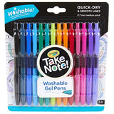 Crayola Colored Gel Pens for Kids and Adult Coloring, Washable Pens Medium Point, 14 Count Crayola