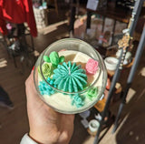 Mafuke 9 Pack Succulent Silicone Mold,Flower Resin Mold,Silicone Candle Molds.3D Cacti Candle Mold Silicone for Scented Candles Soaps Making, Wax, Navani