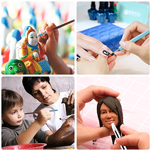10Pcs Silicone Clay Sculpting Tool, Modeling Dotting Tool& Pottery Craft use for DIY Handicraft,Silicone Tool,Silicone Sculpting Tools Awpeye