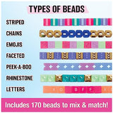 Cool Maker PopStyle Bracelet Maker, 170 Beads, Make & Remake 10 Bracelets, Friendship Bracelet Making Kit, DIY Arts & Crafts for Kids Cool Maker