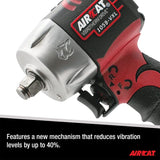 AIRCAT Pneumatic Tools 1059-VXL: 3/8-Inch Vibrotherm Drive Composite Compact Impact Wrench 750 ft-lbs AIRCAT