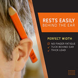 Pine Pencil Carpenter Pencils, Pack of 24, Orange, Versatile and Reliable, Heavy-Duty Marking, Ergonomic Design, High Visibility Pine Pencil