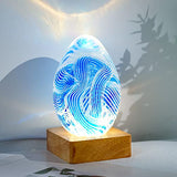 ZEERSHEE Pack 2 Wooden LED Light Display Base Crystal Glass Light Base Stand Wood LED Display Stand for 3D Crystal Laser Glass Resin Art Warm Light ZEERSHEE