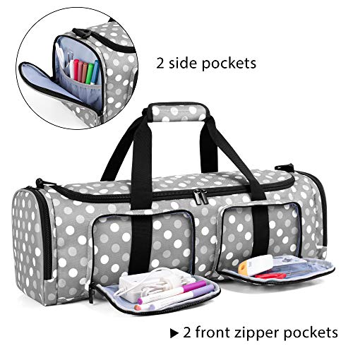 LUXJA Double-Layer Carrying Case Compatible with Cricut Die-Cut