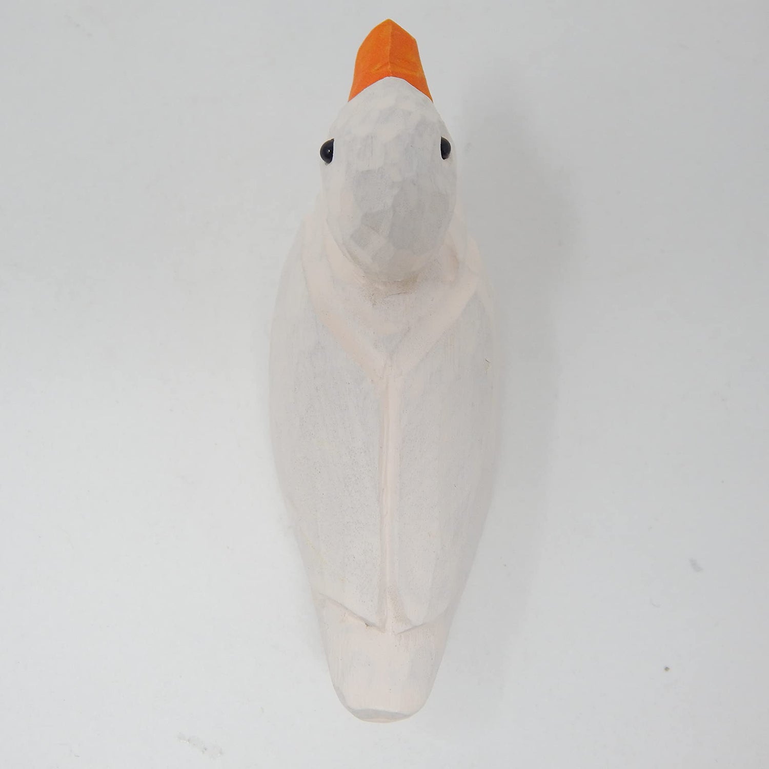 Selsela Pekin Duck Figurine Wood Statue Miniature Handmade Art Decoy Mini Carved Bird Decor Drake Male Small Animals Collectible Selsela