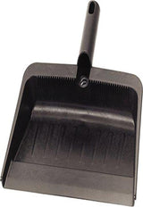 Carlisle FoodService Products 36143703 Flexible Plastic Dustpan, 12" Length, 12" Width, Black Carlisle FoodService Products
