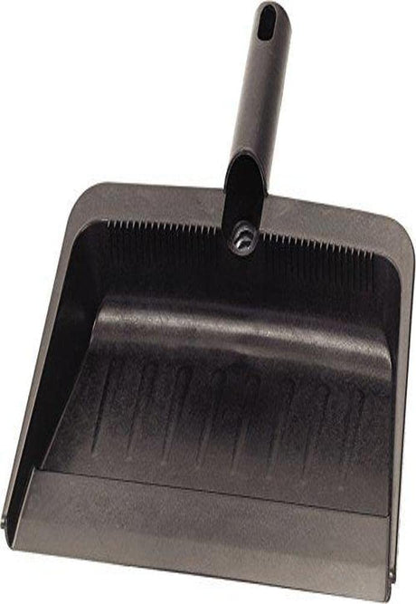 Carlisle FoodService Products 36143703 Flexible Plastic Dustpan, 12" Length, 12" Width, Black Carlisle FoodService Products