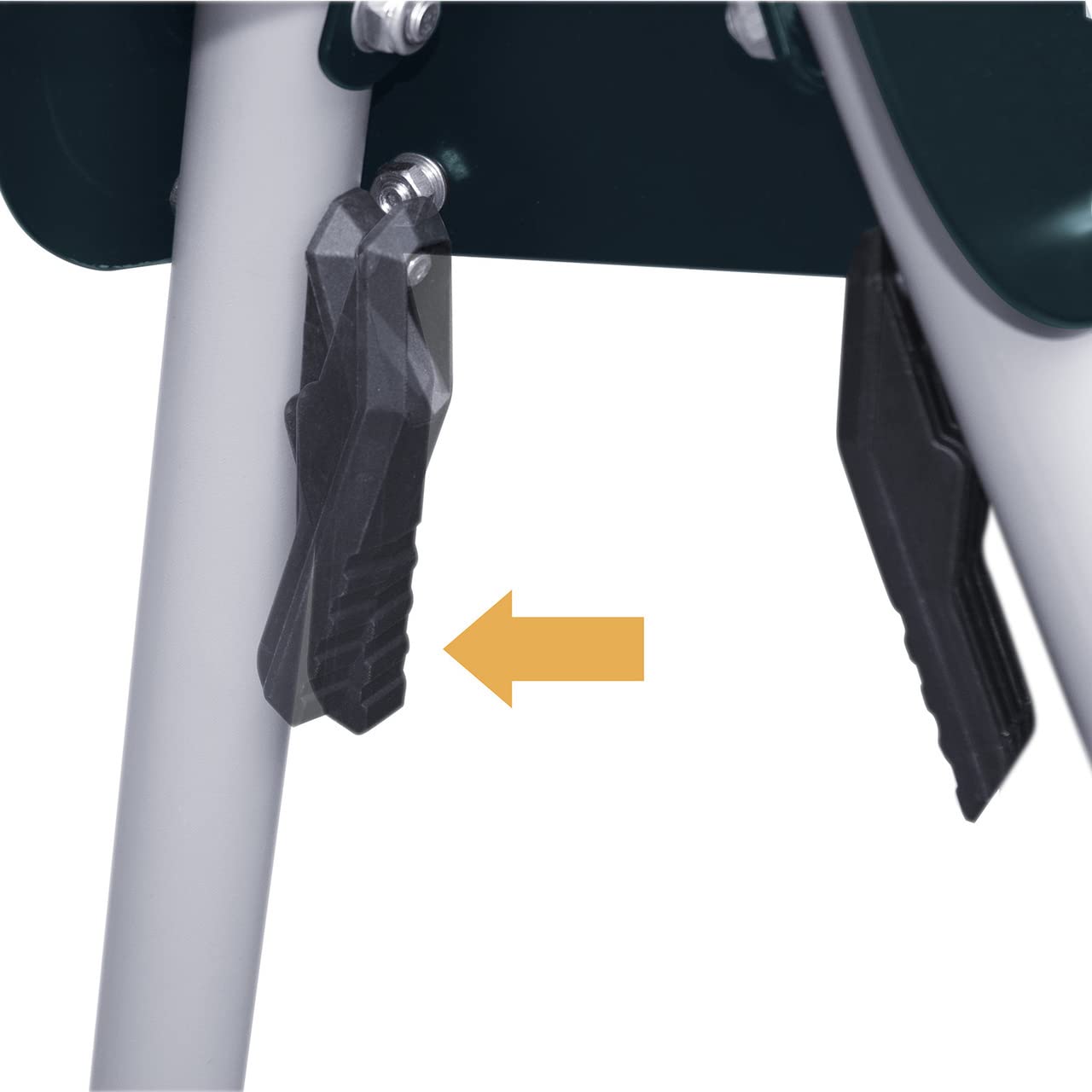 POWERTEC MT4000V Folding Miter Saw Stand with 8-Inch Wheels and 110V Power Outlets, Universal Quick-Release Brackets POWERTEC