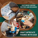 BeaverCraft Wood Carving Kit S16 Wood Whittling Kit for Beginners Kids Wood Carving Set - Whittling knife, Chip Wood Carving Knife, Basswood Carving BeaverCraft
