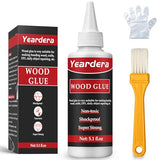 Yeardera Wood Glue, Professional Furniture Repair Glue, Clear Carpenter Glue, Strong Wood Glue for Crafts, Furniture, Wood Floor and Wood Products Yeardera