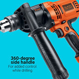 BLACK+DECKER 7.0 Amp 1/2 in. Electric Drill/Driver Kit (DR560) BLACK+DECKER