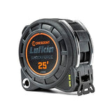 Lufkin 1-3/16" x 25' Shockforce Nite Eye G1 Dual Sided Tape Measure Lufkin