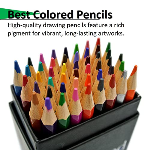  POPYOLA 136 Pack Colored Pencils Set with Portable