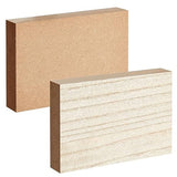 Bright Creations Unfinished Wood Rectangles for Crafts (6x4 in, 4 Pack) Bright Creations