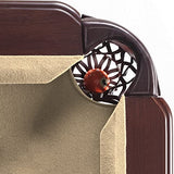 Augusta 8-ft Pool Table - Walnut Finish with Camel Felt Hathaway