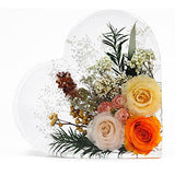 Resin Silicone Molds Large Heart Hexagon Resin Molds Deep Epoxy Resin Mold for Flowers Preservation Resin Art Resin Casting DIY (A-Heart) Flexyony