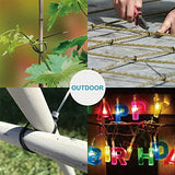 Zip Ties Assorted Sizes(4”+6”+8”+12”), 400 Pack, Black Cable Ties, UV Resistant Wire Ties by ANOSON ANOSON