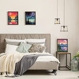 Magicfly 3 Pack Paint by Number for Adults Beginner, Moon Lake Landscape DIY Painting by Number Kit, Easy Acrylic Paint by Numbers on Canvas, 9x12 Magicfly