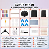 VEVOR Cup Turner for Crafts Tumbler, Tumbler Turner DIY Glitter Epoxy Resin Tumblers, Epoxy Pen Turner Attachment with Silent UL Motor Two-Way VEVOR