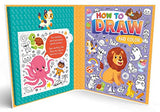 How to Draw and Color Set: with 6 Colored Pencils & Sketching Pencil WoodArtSupply
