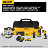 DEWALT 20V MAX Power Tool Combo Kit, 4-Tool Cordless Power Tool Set with 2 Batteries and Charger (DCK423D2) DEWALT