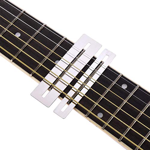 TIMESETL 17 Pcs Guitar Luthier Tools Including 4 Guitar Notched Radius Gauges, 9 Understring Radius Gauge Luthier Tools, 32 Blades Feeler Gauge, - WoodArtSupply