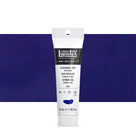 Liquitex Heavy Body Acrylic (High Visc.) : 59ml : Ultramarine Blue (Red Shade) Liquitex
