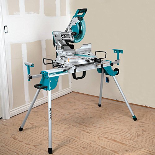 Makita LS1019LX 10" Dual-Bevel Sliding Compound Miter Saw with Laser and Stand - WoodArtSupply