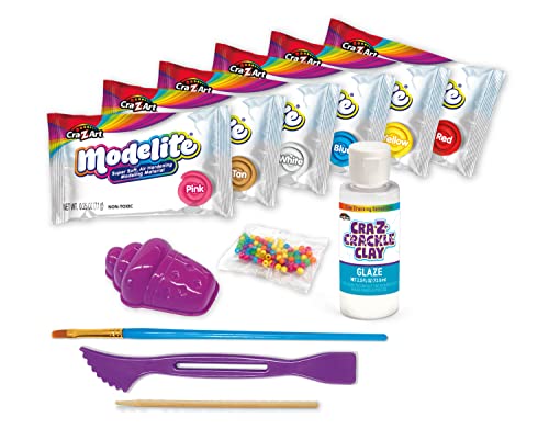 CRA-Z-Crackle Clay Create & Crack Sweet Treats for Ages 6 and Up Cra-Z-Art