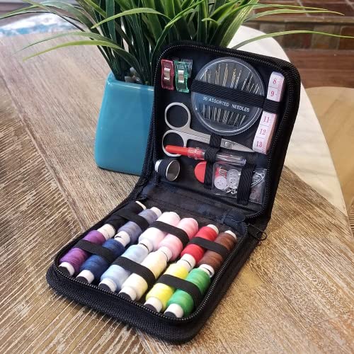 ARTIKA 59-Piece Sewing Kit - Portable for Travel, Includes Scissors, Thread, Tape Measure ARTIKA