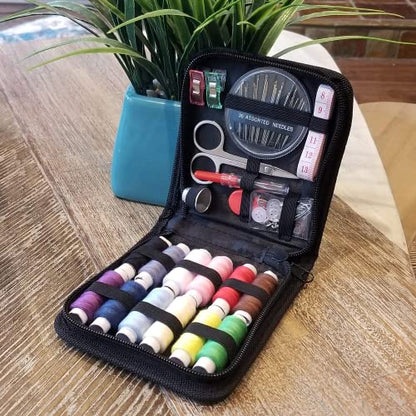 ARTIKA 59-Piece Sewing Kit - Portable for Travel, Includes Scissors, Thread, Tape Measure