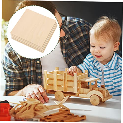 COHEALI 5pcs Board Accessories for Grilling Fish Plank Sign Making Kit Unfinished Wood Planks Unfinished DIY Wood Planks Hardwood Cut to Size Wooden COHEALI