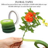 Floral Arrangement Kit,17 Pieces Flower Tools Include Floral Wire Cutter Scissor Floral Tape 22 Gauge Paddle Wire 26 Gauge Stem Wire Pearl Corsage West Bay