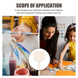 Toyvian Wooden Fairy Sticks Unfinished Fairy Sticks Girls Princess Party Stick Princess Fairy Wands Kit- 8PCS DIY Wooden Fairy Wands Toy DIY Magical Toyvian