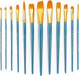 Royal Brush Manufacturing Royal and Langnickel Zip N' Close 12-Piece Brush Set in Vinyl Pouch Royal Brush Manufacturing Company