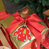 Clothes Wood Wooden Clothing Shape Unfinished Wood Sweater Blank Wood Pieces Wooden with Twines Art Ornaments for Christmas Wedding Birthday Party Zontween