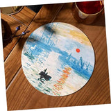 Kisangel 5pcs Wooden Blank Hanging Tag Wooden Craft Shapes Wood Panels Unfinished Door Sign Cutouts Wood Slices Wood Sign Blank Disc Xmas Wall Plaque Kisangel