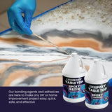 Luxepoxy Resin Kit – Premium Epoxy Countertop Kit with Epoxy Resin and Epoxy Hardener - Two Part Epoxy Resin Clear High Gloss – Easy Pouring, Craft. Fiberglass Warehouse