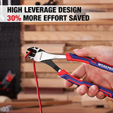 WORKPRO 8 Inch High Leverage Diagonal Pliers, Wire Cutters Heavy Duty in CRV Steel, Diagonal Cutters for Cutting Wires WORKPRO