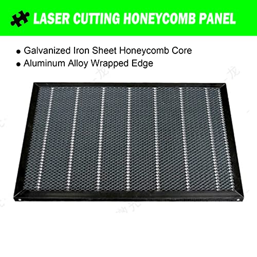 yeshine Laser Cutting Honeycomb Working Table Panel, 15.75 x 23.62 x 0.86 inch Honeycomb Laser Bed, for CO2 or Diode Laser Engraving Cutting Machine, - WoodArtSupply