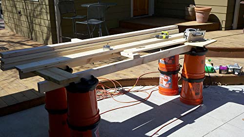 Bucket Builder (4-Pack) - Build A Portable Bench, Sawhorse Or Workbench Using 5-Gallon Buckets Bucket Builder