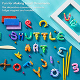 Polymer Clay, Shuttle Art 60 Colors Oven Bake Modeling Clay, Creative Clay Kit with 19 Clay Tools and 16 Kinds of Accessories, Non-Toxic, Non-Sticky, Shuttle Art