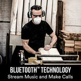 3M Worktunes Bluetooth Hearing Protection with Am/fm Radio, Black and Grey 3M Safety